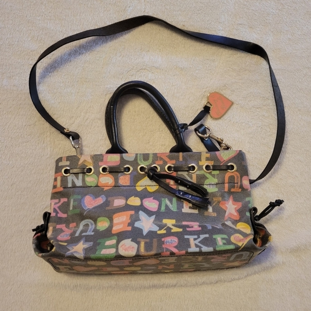 Dooney & Burke Purse Crossbody Y2k Rainbow
